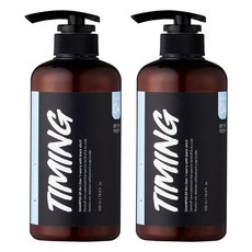 큐어실드 타이밍 EP 04 비듬 지루성 두피염 샴푸, 500ml, 2개