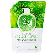 순샘 베이킹소다 피톤치드 리필 세제, 1.4L, 1개
