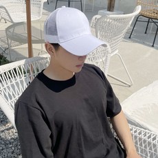 BOXXY 빅사이즈 대두 메쉬 무지 얼굴소멸 볼캡 모자
