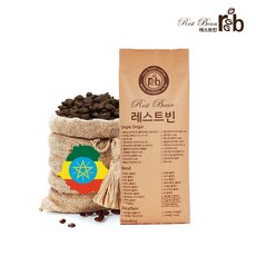 레스트빈 에티오피아 예가체프 G4 1kg, 가는입자, 1개