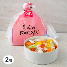 콕김치 아기 야채 백김치, 600g, 2개