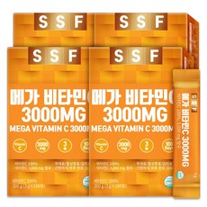 순수식품 비타민씨 100프로 3000 비타민C 4박스 분말 스틱 파우더, 3g, 400개