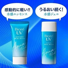 최신상NEW 리뉴얼 비오레 UV 선크림 아쿠아리치 워터리 에센스70g 밀크타입70ml 2종 선케어, 비오레 UV 워터리 에센스 70g, 70ml