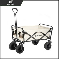 HNSD 웨건 아웃도어 다용도 폴딩 캠핑웨건 폴딩 카트, 라지 사이즈