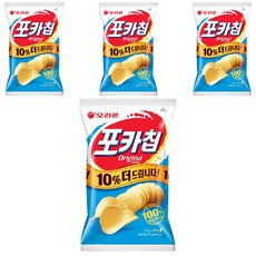 오리온 포카칩 오리지널, 137g, 4개