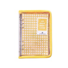 세컨드맨션 트윙클 다이어리 커버 지퍼형 6공 A6, 02YELLOW