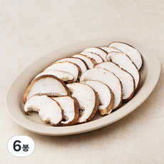 표고버섯 슬라이스, 100g, 6봉