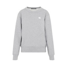 23SS ACNE 아크네스튜디오 페이스 로고 맨투맨 라이트그레이 CI0131