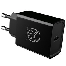 디지지 20W USB-C타입 PD 고속충전기 XY20W-PD, 블랙, 1개