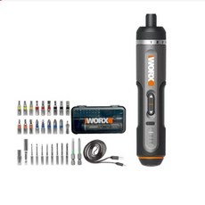 전기드라이버 전기스크루Xiaomi-Worx 4V 미니 전기 스크루 드라이버 세트 WX242 스마트 무선 USB 충전식 30, 01 WX242