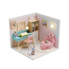 미니멀 큐트 미니어쳐 DIY 키트, 공부방