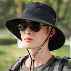 엘마운틴 남성용 MS 상단 메쉬 모자, 블랙