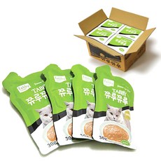 태비탑퍼 쮸루쮸루 고양이 파우치 생선 30 g, 타우린, 48개입