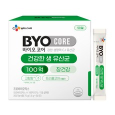 CJ 바이오코어 건강한 생유산균 100억, 50포, 1개