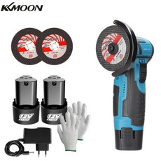KKMOON 12V 충전 그라인더 미니 소형 그라인더 19500rpm/3900mAh, 배터리 2개, 1개