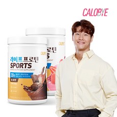 칼로바이 라이프프로틴 스포츠 유청 단백질 쉐이크 보충제, 1개, 맛:초코맛