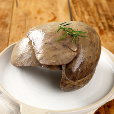 [쿠킹블럭] 국산돼지 삶은 돈간 300g 돼지간 돼지부속, 1팩