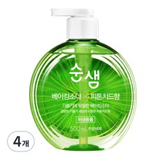 순샘 베이킹소다 피톤치드 주방세제, 500ml, 4개