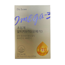 닥터린 초임계 알티지 오메가3, 30.75g/30캡슐, 1박스
