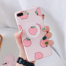 복숭아 스마트톡 휴대폰 젤 케이스