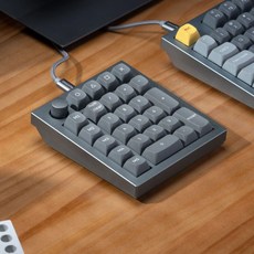 키크론 Q0 PLUS Keychron Q0 PLUS 텐키 넘패드 기계식키보드 관부가세포함, 그레이  RGB, Gpro-갈축
