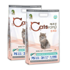 캐츠랑 NEW 전연령 올라이프 고양이 건식사료, 닭 + 참치, 10kg, 1개