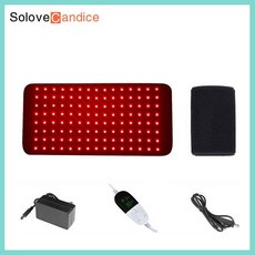 25W 660nm 850nm LED 적외선 치료 장치 근적외선 가정용 통증 완화를 위한 대형 패드 웨어러블 랩, [03] US PLUG, 1개
