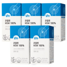 비타민하우스 MSM 1500mg 무릎관절 영양제 60정 엠에스엠 식이유황, 10개