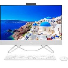 HP AiO 일체형 PC 27-CB1005KR (i5-1235U WIN11 HOME NVMe 512GB DDR4 8GB) + 무선 키보드 + 마우스 + 웹캠 + 스피 커, 기본형