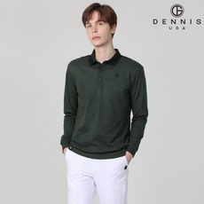 데니스골프 DENNIS 남성)폴리기모피케 솔리드 요꼬카라 티셔츠_NAMFMTS006