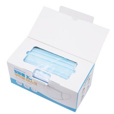 일회용 부직포 마스크-블루, 1박스, 50개