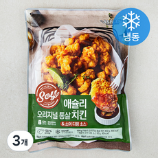 애슐리 오리지널 통살치킨 & 소이 소스 (냉동), 3개, 500g