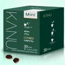 맥심 [맥심] 내 손안의 작은 카페! 카누 미니 디카페인 90T (30T x 3), 0.9g, 3개, 30개입