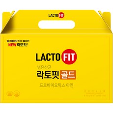 종근당건강 락토핏 골드 유산균 50p 선물세트, 100g, 3개