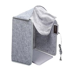 가정용 전기 온열 발 따뜻하게 접는 다리 따뜻하게 5 난방 설정, 회색, 50cmx100cm, 구조