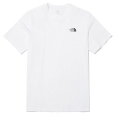 [노스페이스] 코튼 스트레치 반팔 라운드티 NT7UP45B_WHT