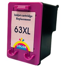 토너피아 HP 호환 330매 대용량 비정품 잉크 HP63XL F6U63AA, 컬러, 1개