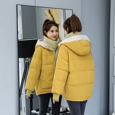 반절기 패딩 점퍼 여성 쇼트 겨울