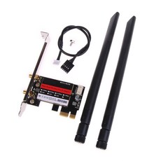 7260AC 2.4Ghz/5Ghz 듀얼 밴드 1200Mbps 무선 PCI-E Wi-Fi 블루투스 호환 4.07260 WIFI 카드 데스크톱 PCIe 어댑터 D