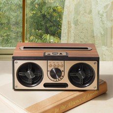 세비즈 RETRO20W 핸즈프리 USB AUX 블루투스5.0 FM라디오 휴대용 스피커 블루투스