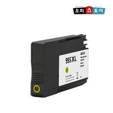 HP 955 대용량 OFFICEJETPRO 오피스젯프로 8710 7740 8210 8720 7720 8730 재생잉크, 1개, HP 955XL [노랑 대용량]
