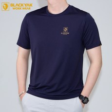 블랙야크 애슬레저 냉감 반팔 라운드 티셔츠 쿨링 운동 등산 워크웨어 BKJ-1030