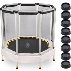 로베라 아동용 팔각 트램폴린 + 방지 패드 ST-500C, 혼합색상