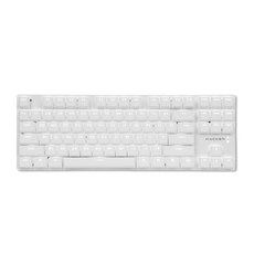 앱코 축교환 무빙 LED 텐키리스 기계식 키보드 적축, 화이트, K640T SLIM