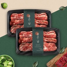 [웰던푸드] 호주산 LA갈비 1kg x 2팩, 단일품목, 4세트
