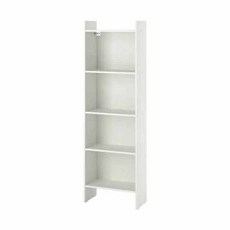 [이케아] BAGGEBO 바게보 책장 4칸책장 화이트50x25x160/수납장/진열장/책꽂이, 색상:화이트_104.838.80