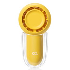 오아 쁘띠팬 미니 무선 휴대용 USB 충전식 저소음 핸디 BLDC 손 선풍기, OFN-052YE, 옐로우