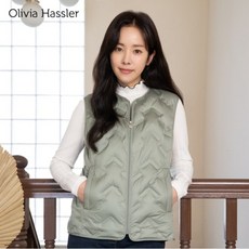 올리비아하슬러 퀄팅 이너 더다운 베스트