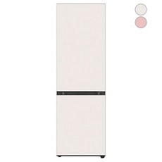 [색상선택형]LG 모던엣지 냉장고 오브제컬렉션 글라스 344L Q342AAA133, Q342GBB133S, 베이지(상단) + 베이지(하단)