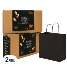 넛츠앤베리스 브라질넛과 사차인치가 들어간 슈퍼믹스 20g x 15p x 2세트 + 쇼핑백
